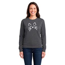 Womens Remi James Fall Screen Cat O''Lantern Sweatshirt