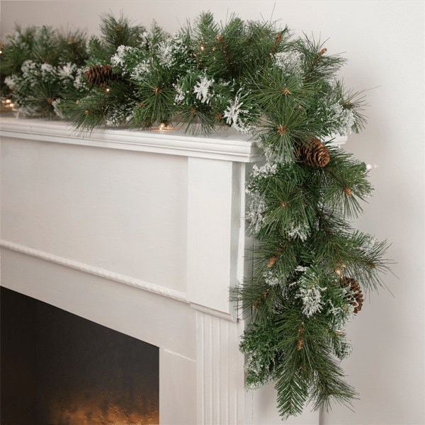 Northlight Real Touch™ 9ft. Snow Valley Pine Christmas Garland