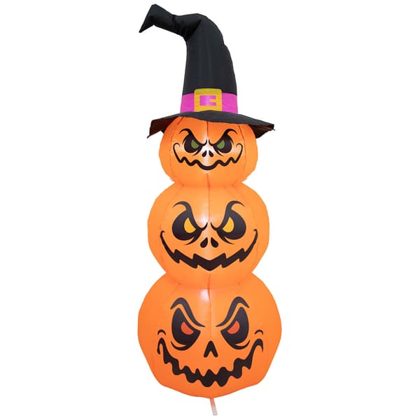4ft. LED Inflatable Pumpkin Stack - image 