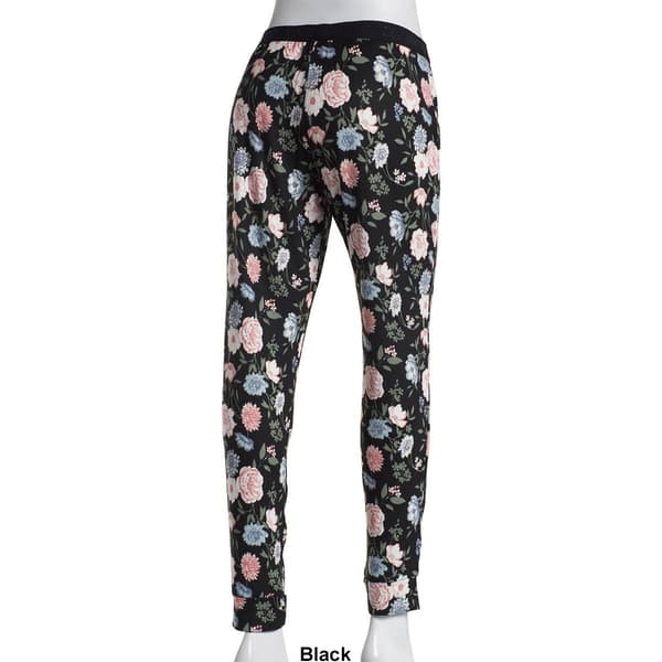 Womens Vince Camuto Hacci Liquid Logo Floral Jogger Pajama Pants