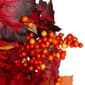 Northlight Seasonal Leaves and Flowers Fall Wreath - image 4