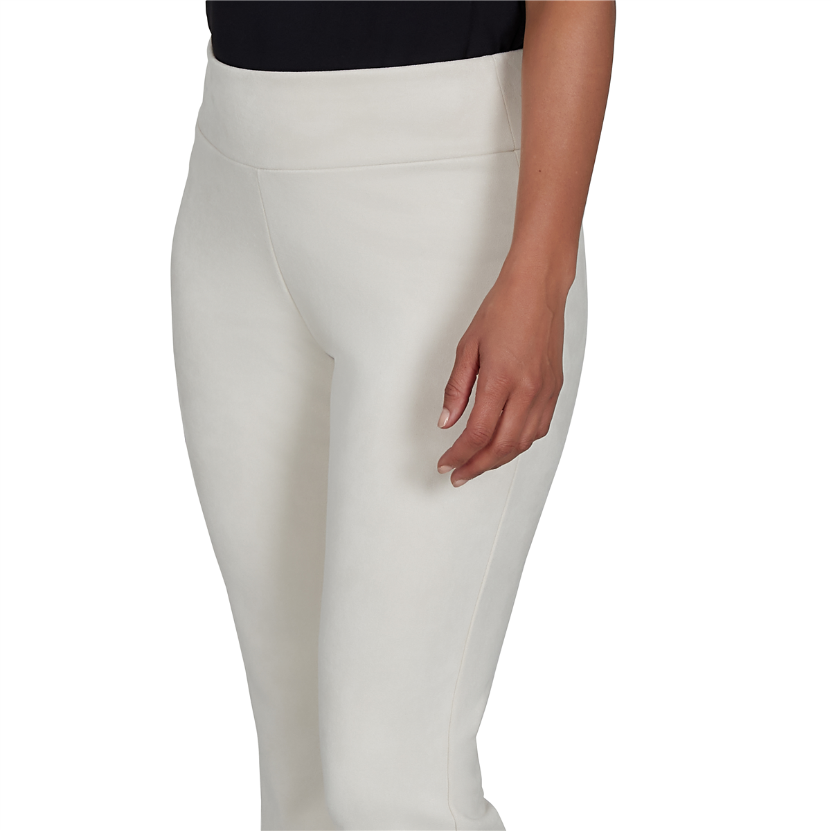 Petite Skye’s the Limit Icy Blue Sparkle Solid Pull On Pants