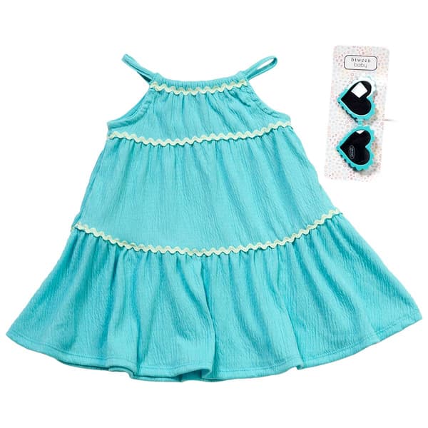 Baby Girl (12-24M) BTween(R) Tiered Dress with Sunglasses - image 