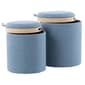 LumiSource Tray Contemporary Nesting Ottoman Set - image 3