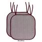 Sweet Home Collection Cameron No Slip Back Chair Pad w/ Ties - image 13