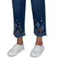 Petite Alfred Dunner Tuscany Pull On Aztec Embroidered Jeans - image 5