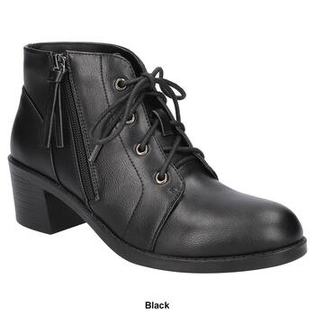 Womens Easy Street Becker Block Heel Ankle Boots - Boscov's