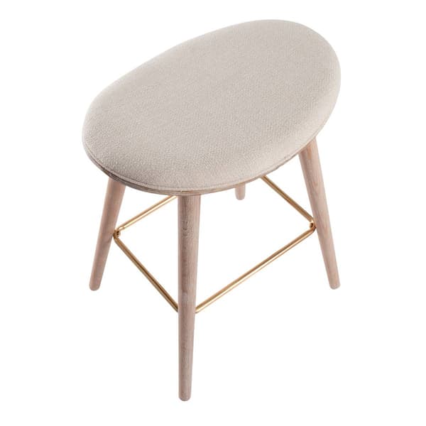 LumiSource Saddle Contemporary Counter Stools - Set of 2