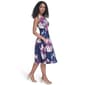 Womens Calvin Klein Sleeveless Large Floral Fit & Flare Dress - image 3