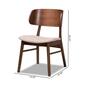 Baxton Studio Alston Mid-Century Wood 2pc. Dining Chair Set - image 9