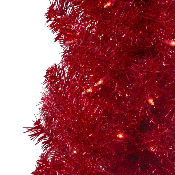 Northlight Seasonal 4ft. Pre-Lit Red Artificial Christmas Tree