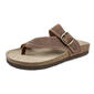 Womens White Mountain Carly Comfort Leather Footbed Sandals - image 1