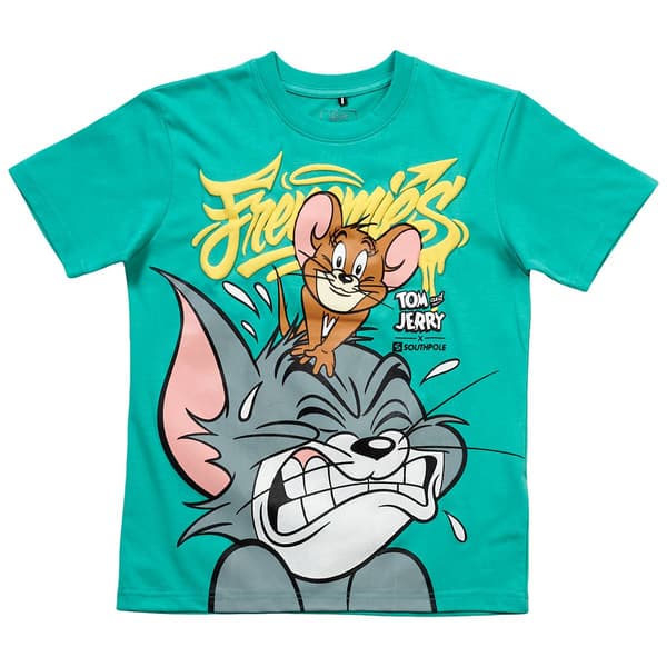 Boys (8-20) SOUTHPOLE(R) Tom & Jerry Puff Short Sleeve Tee - image 
