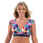 Womens Dolfin(R) Aquashape Las Palmas Surplice Bikini Swim Top - image 1