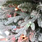Puleo International 4.5ft. Pre-Lit Potted Flocked Arctic Fir Tree - image 2