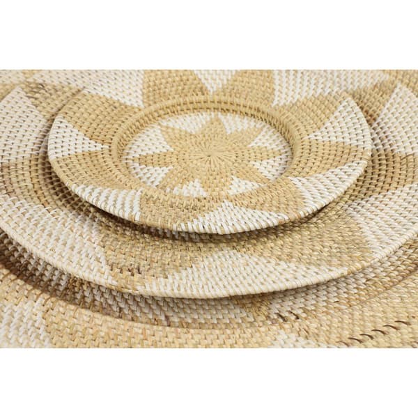 9th & Pike&#174; Star Design Wicker Basket Trays Wall D&#233;cor - Set of 3