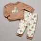 Baby Boy &#40;NB-9M&#41; Le Top Bear Boy Joggers Set - image 1