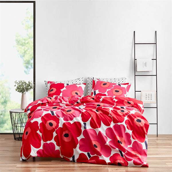 Marimekko Unikko Cotton Duvet Cover Set