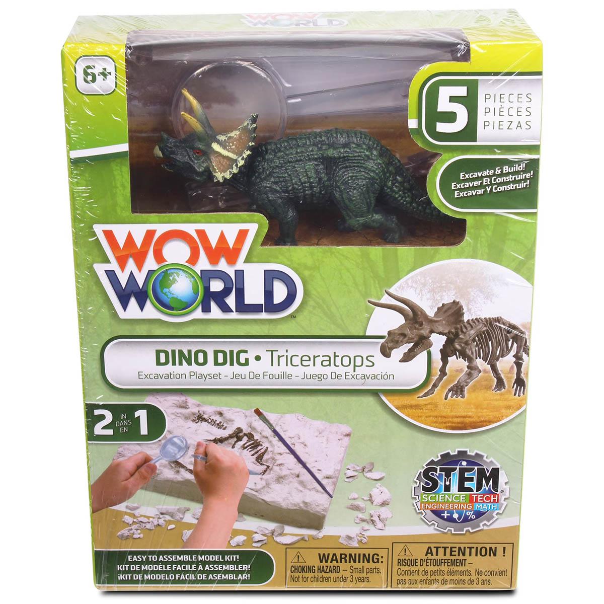 Wow World Triceratops Dino Dig