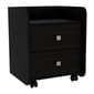 FM FURNITURE York Black Wengue Night Stand - image 1