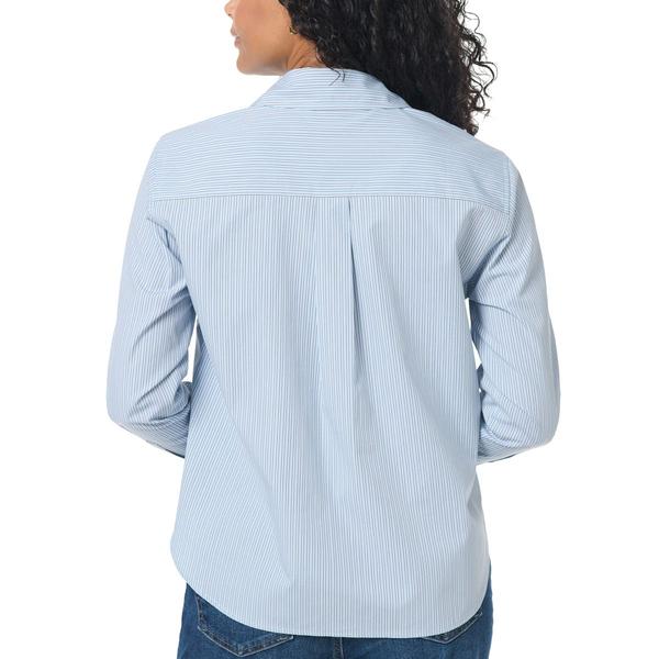 Womens Gloria Vanderbilt Livia Stripe Casual Button Down