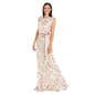 Womens R&M Richards Sleeveless Beaded Trim Gown - image 1