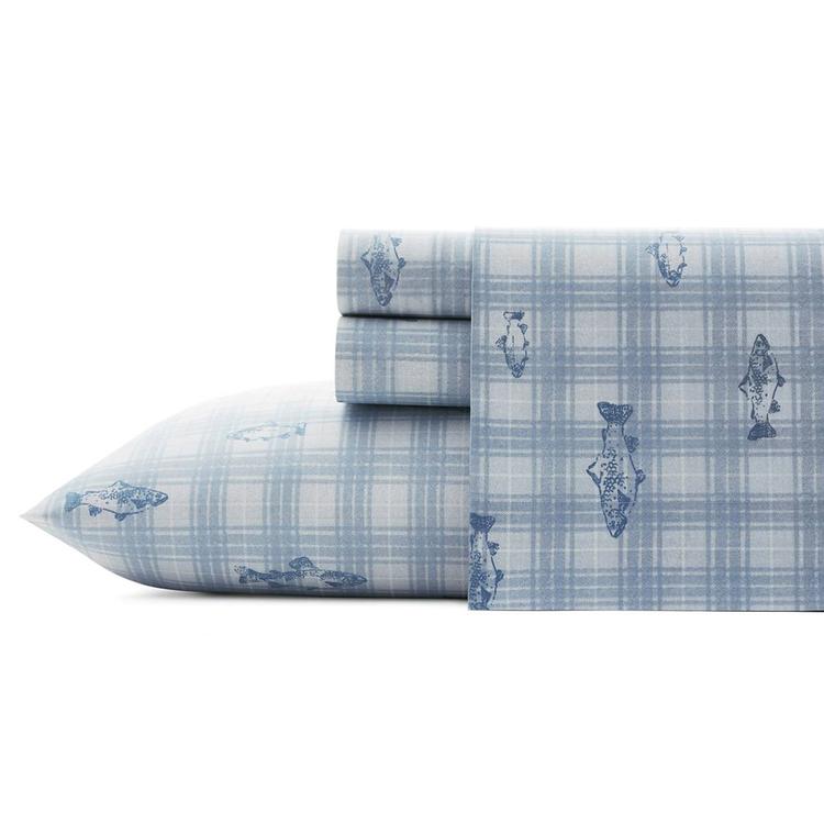 Eddie Bauer Methow Plaid Cotton Percale Sheet Set