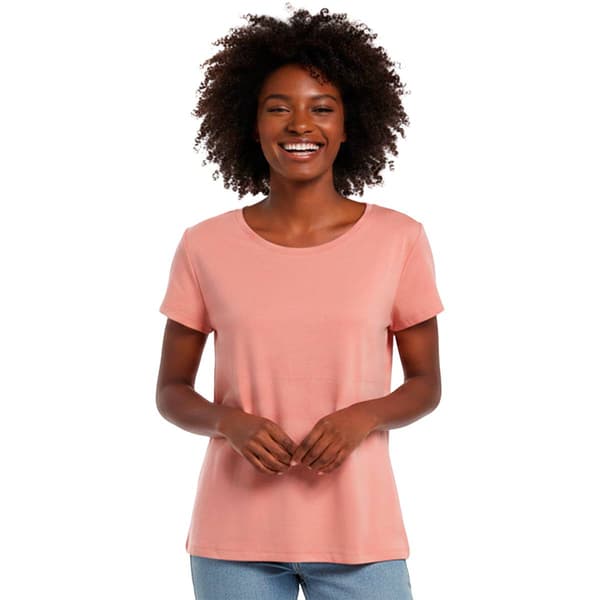 Petite Preswick & Moore(R) Short Sleeve Crew Neck Tee