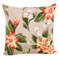 Jordan Manufacturing Floral Outdoor Toss Pillow - Grey/Coral - image 1