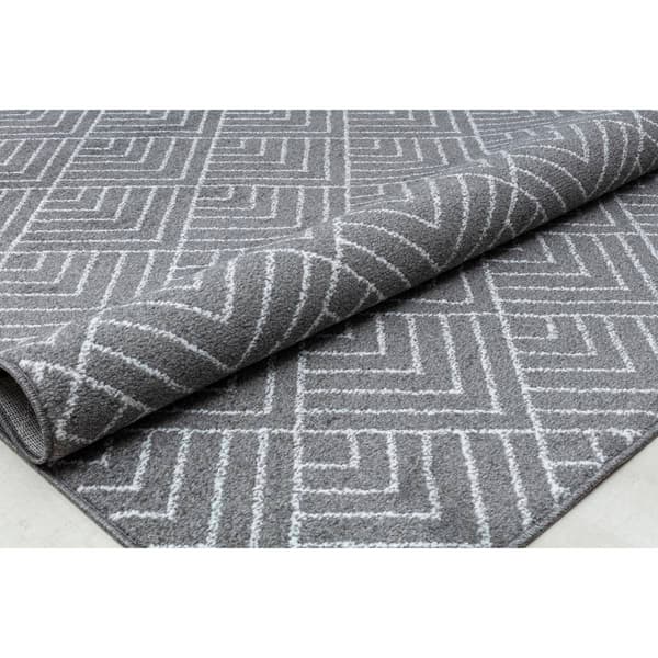 Mason Brooks Azure Deco Geometric Contemporary Area Rug