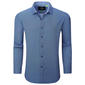 Mens Tom Baine Slim Fit Performance Dress Shirt - Navy/White - image 1