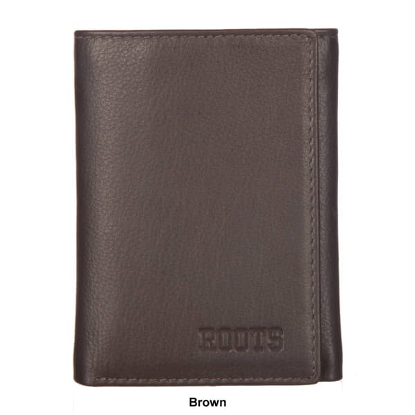 Mens Roots Essence Trifold RFID Wallet