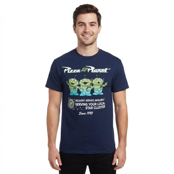 Young Mens Disney Pixar Toy Story Pizza Planet Graphic Tee - image 