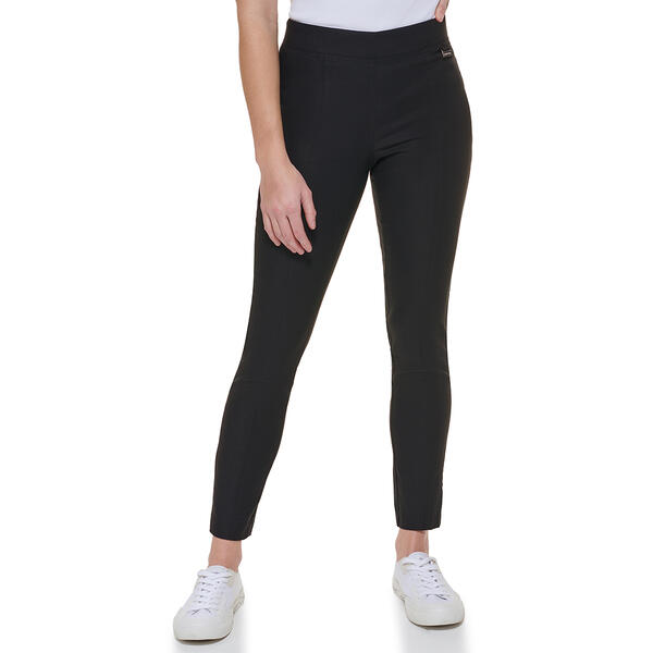 Womens Calvin Klein Pull On Pants with Seam Leg Detail - image 