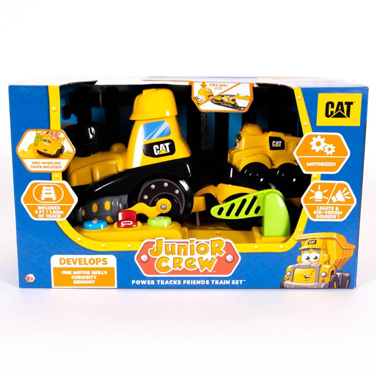 CAT Jr Crew Power Tracks Train Set