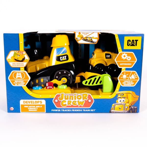 CAT Jr Crew Power Tracks Train Set