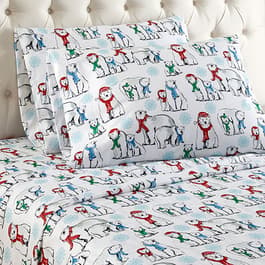 Micro Flannel&#40;R&#41; Polar Bears Sheet Set