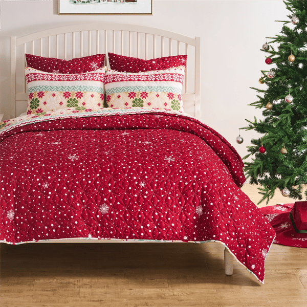 Greenland Home Fashions™ Novelty Winter Holiday Quilt Set