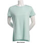 Petite Architect&#174; Short Sleeve 1x1 Ribbed Crew Neck Tee - image 4