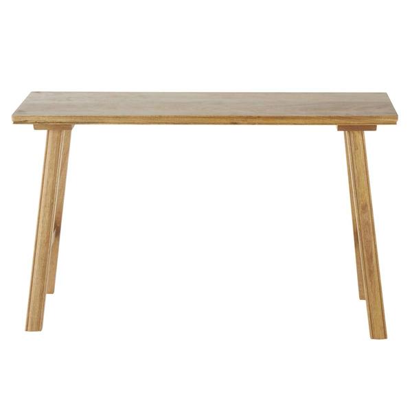 9th & Pike® Farmhouse Brown Mango Wood Bench