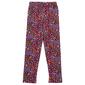 Girls &#40;4-6x&#41; Tales & Stories Floral Leggings - Burgundy/Multi - image 1