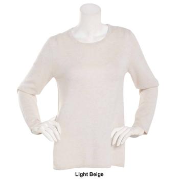 Womens Preswick u0026 Moore Long Sleeve Jewel Neck Cashmere Sweater - Boscov's