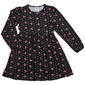Girls (4-6x) Jolie & Joy Bow Dot Black Puff Sleeve Yummy Dress - image 2
