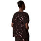Womens Calvin Klein Short Sleeve Boat Neck Sequin Dot Blouse - image 2