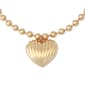 Steve Madden Fluted Heart Pendant Necklace - image 3