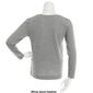 Womens HUE&#174; Long Sleeve Terry Knit Pajama Tee - image 2