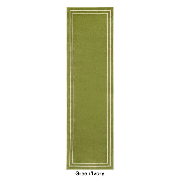 Nourison Essentials Double Border Indoor/Outdoor Runner