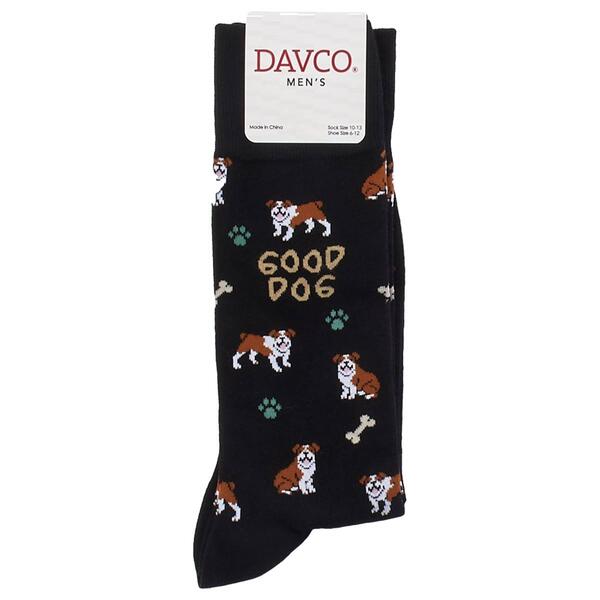 Mens Davco Dog & Bone Socks - image 