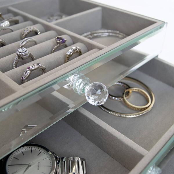Mele & Co. Maxine Mirrored Jewelry Box