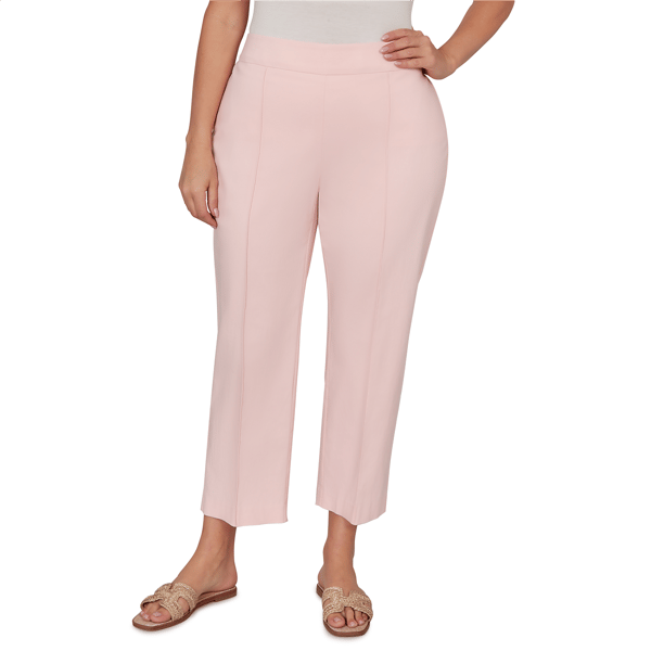 Petite Emaline Enchanted Bloom Pull On Straight Casual Pants